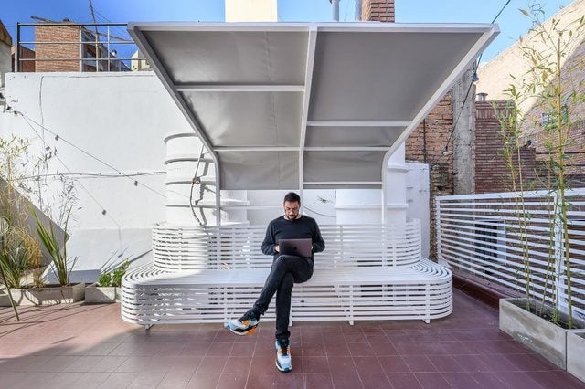 Terraza de La Casa Universitaria